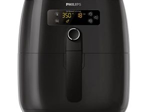 Philips Kitchen Appliances Premium Digital Airfryer with Fat Removal Technology + Recipe Cookbook