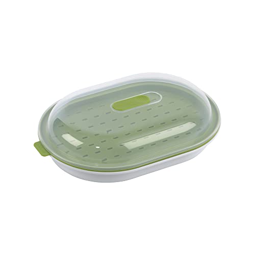 GoodCook BPA-Free Plastic Microwave Vegetable and Fish Steamer GoodCook BPA-Free Plastic Microwave Vegetable and Fish Steamer