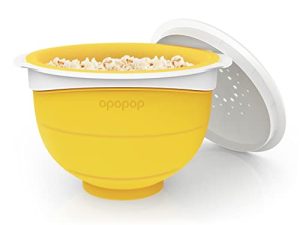 Opopop Silicone Popcorn Popper - Microwave Popcorn Maker Collapsible Bowl