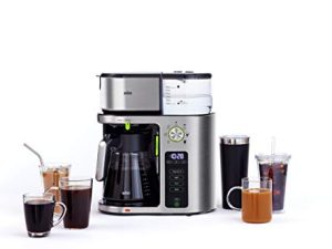 Braun MultiServe Coffee Machine 7 Programmable Brew Sizes / 3 Strengths + Iced Coffee