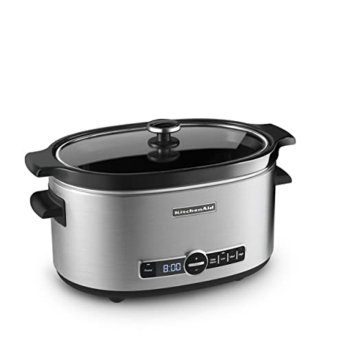 KitchenAid KSC6223SS 6-Qt. Slow Cooker with Standard Lid - Stainless Steel KitchenAid KSC6223SS 6-Qt. Slow Cooker with Standard Lid - Stainless Steel
