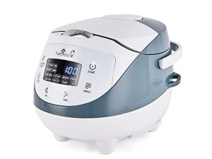 YumAsia Panda Mini Rice Cooker With Ninja Ceramic Bowl and Advanced Fuzzy Logic (3.5 cup