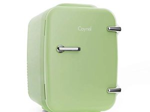 CAYNEL Mini Fridge Portable Thermoelectric 4 Liter Cooler and Warmer for Skincare