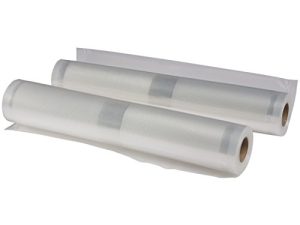 Nesco VS-04R Two 11" x 20' Vacuum Sealer Rolls for Custom-sized Vacuum Sealer Bags Compatible with Nesco vacuum sealers and other brands