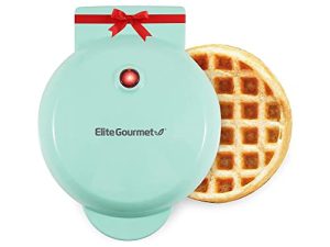 Elite Gourmet EWM013M# Electric Nonstick Mini Waffle Maker Belgian Waffles