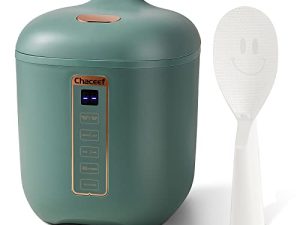 CHACEEF Mini Rice Cooker 2-Cups Uncooked