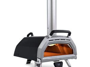 Ooni Karu 16 Multi-Fuel Outdoor Pizza Oven – From Ooni Pizza Ovens – Cook in the Backyard and Beyond with this Portable Outdoor Kitchen Pizza Making Oven