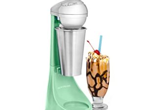 Nostalgia Two-Speed Electric Milkshake Maker and Drink Mixer
