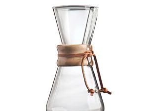 Chemex Pour-Over Glass Coffeemaker - Classic Series - 3-Cup - Exclusive Packaging