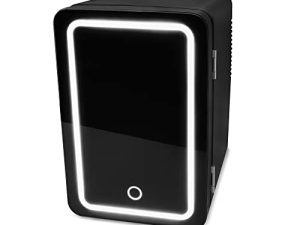 BERLIN GEAR Hot or Cold Mini Fridge for Office – 6 Liter Portable Mini Fridge for Makeup