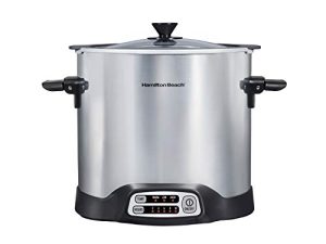Hamilton Beach Sear & Cook Stock Pot Slow Cooker with Stovetop Safe Crock