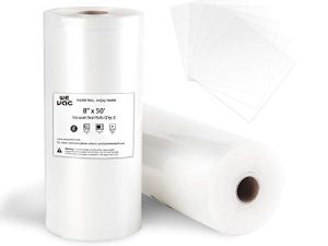 Wevac Vacuum Sealer Bags 8x50 Rolls 2 pack for Food Saver