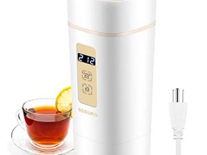 Travel Kettle Electric 450ml Portable Electric Kettle with 8 Temp Setting 110V AC Power Small Kettle Water Boiler For Tea Coffee Milk Hot Water Kettle with LED Display For Home Office Hotel