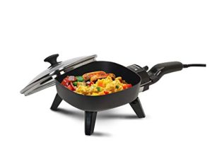 Elite Gourmet EFS-400 Personal Stir Fry Griddle Pan