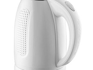 Ovente Portable Electric Kettle Stainless Steel Instant Hot Water Boiler Heater 1.7 Liter 1100W Double Wall Insulated Fast Boiling with Automatic Shut Off for Coffee Tea & Cold Drinks