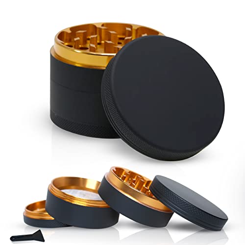 Silicone Matte Black Aluminum Herb Grinder Silicone Matte Black Aluminum Herb Grinder