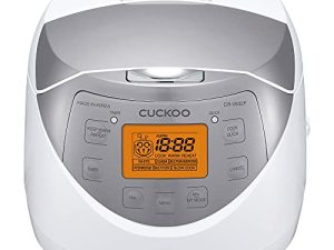 CUCKOO CR-0632F | 6-Cup (Uncooked) Micom Rice Cooker | 9 Menu Options: White Rice
