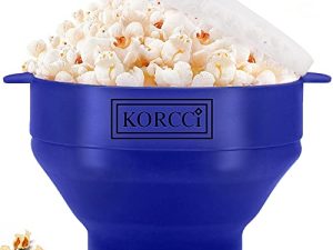 The Original Korcci Microwaveable Silicone Popcorn Popper