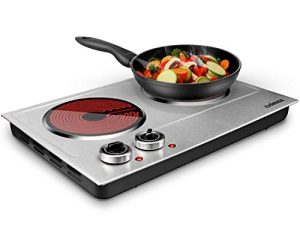 CUSIMAX 1800W Ceramic Electric Hot Plate for Cooking
