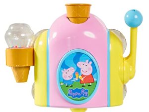 Toomies Peppa Pig Bubble Ice Cream Maker Bath Toy from Tomy Bath Time Peppa Pig Toy with Foam-producing Pump Action – 18M+