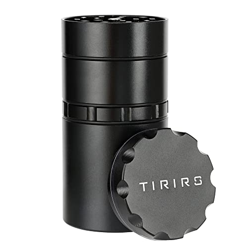 TIRIRS 2" Aluminium Grinder with Large Capacity Storage Container TIRIRS 2" Aluminium Grinder with Large Capacity Storage Container