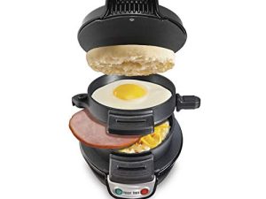 Hamilton Beach Breakfast Sandwich Maker with Egg Cooker Ring