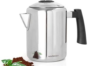 Mixpresso Stainless Steel Stovetop Coffee Percolator