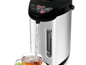 NutriChef Hot Water Urn Pot Insulated Stainless Steel