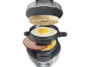 Hamilton Beach Breakfast Sandwich Maker with Egg Cooker Ring