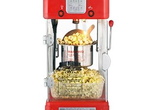 Pop Pup Countertop Popcorn Machine – Tabletop Popper Makes 1 Gallon – 2.5-Ounce Kettle