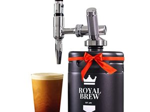 The Original Royal Brew Nitro Cold Brew Coffee Maker - Gift for Coffee Lovers - 64 oz Home Keg