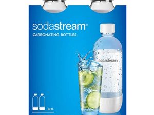 SodaStream 1L Classic DWS Carbonating Bottle Black (twinpack)