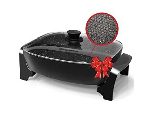 Elite Gourmet EG6203 Extra Deep 16"x13"x3.2" (10.5Qt.) Scratch Resistant