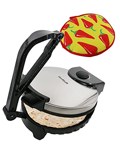10inch Roti Maker by StarBlue with FREE Roti Warmer - The automatic Stainless Steel Non-Stick Electric machine to make Indian style Chapati 10inch Roti Maker by StarBlue with FREE Roti Warmer - The automatic Stainless Steel Non-Stick Electric machine to make Indian style Chapati