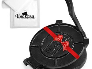 Uno Casa Cast Iron Tortilla Press - 8 Inch Tortilla Maker