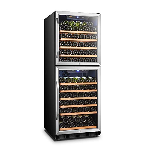 Lanbo Built-in Dual Zone Wine Cooler with Double-Layer Glass Door Lanbo Built-in Dual Zone Wine Cooler with Double-Layer Glass Door
