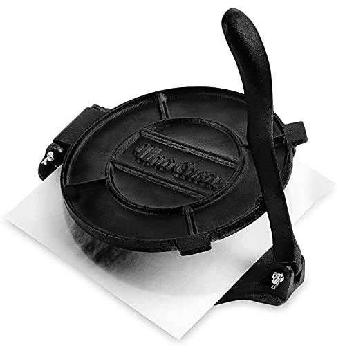 Uno Casa Cast Iron 10 Inch Tortilla Press - Pre-Seasoned Quesadilla Maker Uno Casa Cast Iron 10 Inch Tortilla Press - Pre-Seasoned Quesadilla Maker