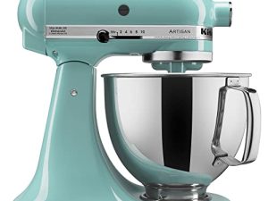 KitchenAid KSM150PSAQ Artisan Series 5-Qt. Stand Mixer with Pouring Shield - Aqua Sky