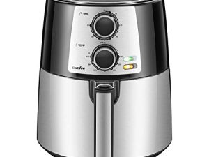 COMFEE' 3.7QT Electric Air Fryer & Oilless Cooker with 8 Menus and Timer & Temperature Control