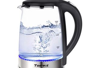 TOPWIT Electric Kettle Glass Hot Water Kettle