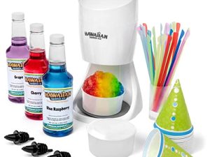 Hawaiian Shaved Ice S900A Shaved Ice Machine with Cherry