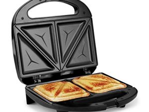 Elite Gourmet ESM-2207 Sandwich Panini Maker Grilled Cheese Machine