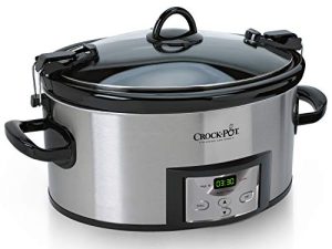 Crock-Pot SCCPVL610-S-A 6-Quart Cook & Carry Programmable Slow Cooker with Digital Timer