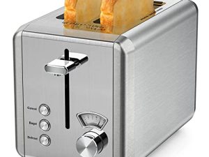 Toaster 2 slice whall Stainless Steel Toasters with Bagel