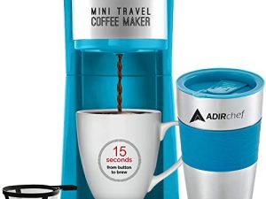 AdirChef Mini Coffee Maker - Single Serve Coffee Maker