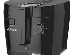 Presto 05442 CoolDaddy Cool-touch Deep Fryer - Black
