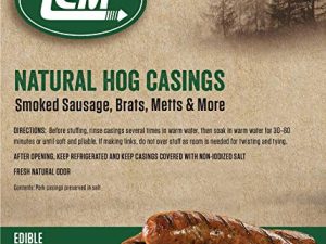 LEM Products 141 8 oz. Vacuum Sealed Bag - Hog Casings for 25 lbs. meat