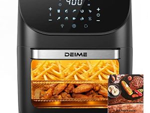 Air Fryer 12 QT 1700W Large Capacity Oilless Hot Air Fryers Oven Healthy Cooker with 10 Presets
