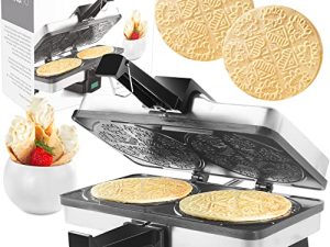 CucinaPro Krumkake Baker By Cucina Pro - 100% Non Stick