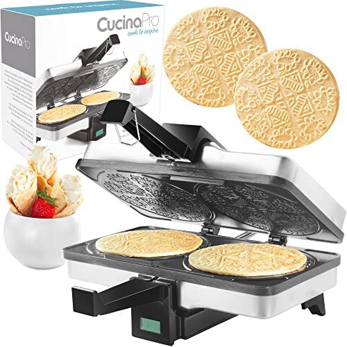CucinaPro Krumkake Baker By Cucina Pro - 100% Non Stick CucinaPro Krumkake Baker By Cucina Pro - 100% Non Stick